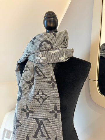 Louis Vuitton Beyond Monogram Shawl Grey