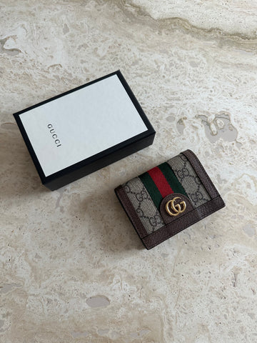 Gucci Ophidia GG card Case Wallet
