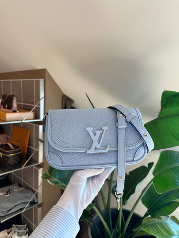 Louis Vuitton Buci Blue Bag Epi Leather