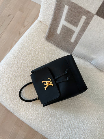 Louis Vuitton Lockme Mini Backpack Black GHW