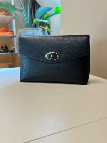 Mulberry Large Darley Cosmetics Pouch Black