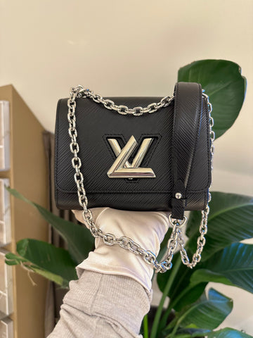 Louis Vuitton Twist PM Black Epi Leather SHW