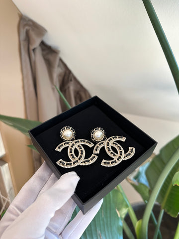 Chanel CC Boucles Gold