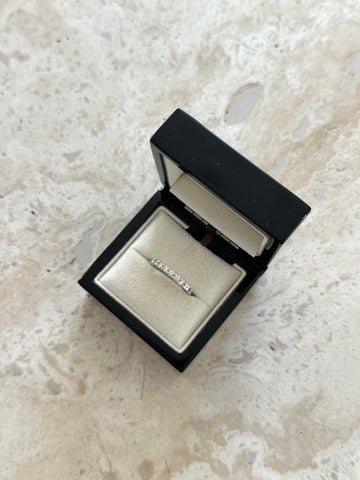 Alliancering 18 kt. Hvidguld 0,48 ct. Brillanter F VS