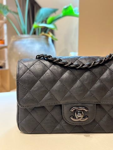 Chanel SS17 So black Mini Rectangular Flap Bag