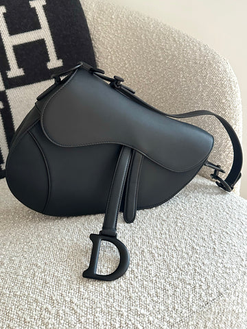 Dior Saddle Bag Black BHW