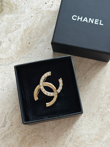 Chanel Brooch Small Gold