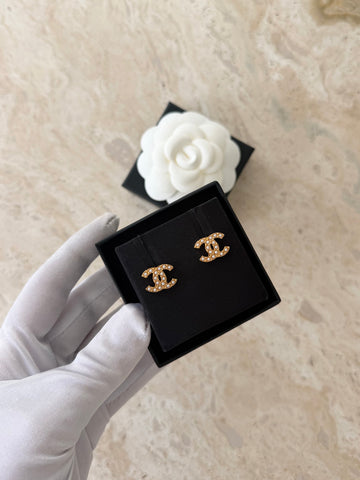 Chanel CC Boucles Small Gold