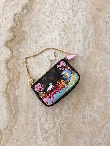 Louis Vuitton Mini Pochette Accessories ‘’Vivienne in Japan’’ Monogram Canvas