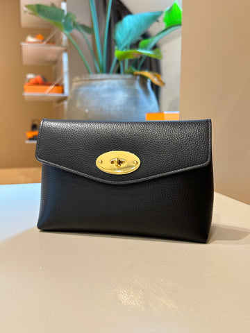 Mulberry Small Darley Cosmetics Pouch Black