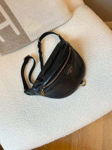 Louis Vuitton Bumbag Monogram Empreinte Leather Black