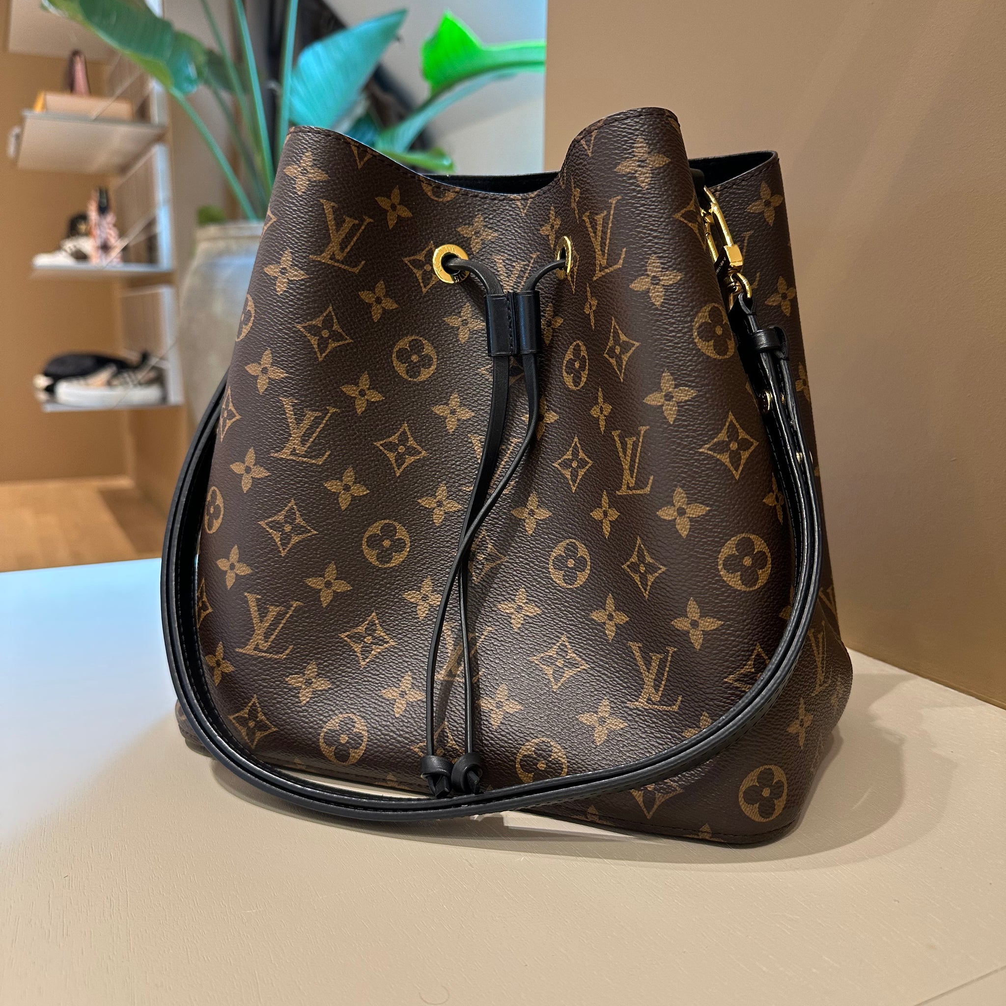 Louis Vuitton Néonoé Monogram Canvas Black