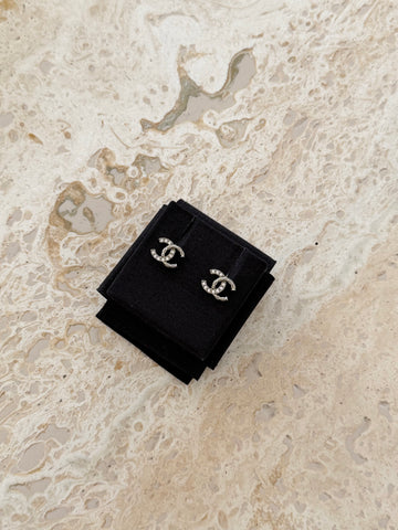 Chanel CC Boucles Small Silver