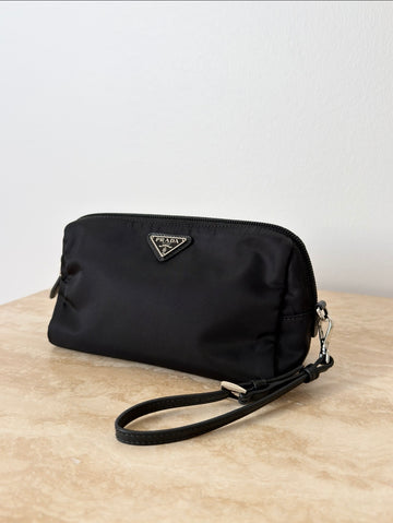 Prada Medium Re-Nylon Pouch Black