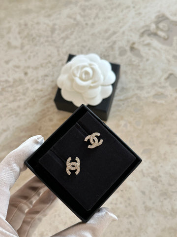 Chanel CC Boucles Small Gold