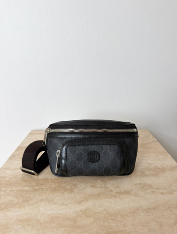 Gucci Interlocking Belt Bag GG Supreme Canvas