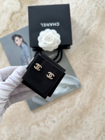 Chanel CC Boucles Small Gold