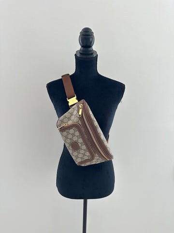 Gucci Interlocking Belt Bag GG Supreme Canvas