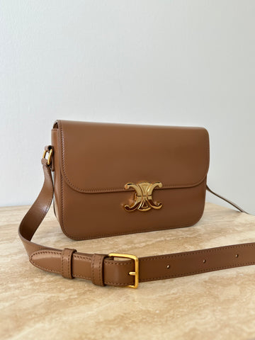 Celine Classic Triomphe Medium Bronze GHW