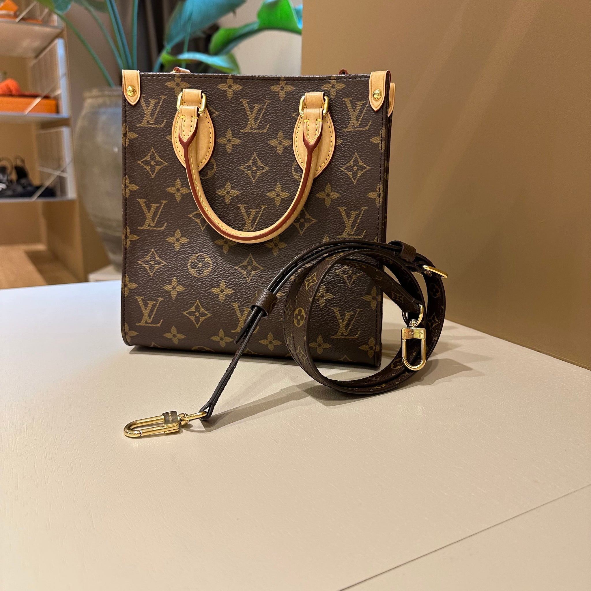 Louis Vuitton Sac Plat BB Monogram Canvas