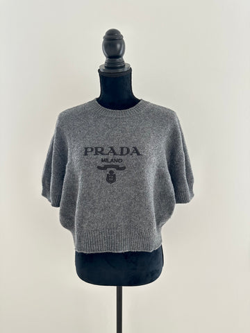 Prada Crew-neck Sweater Grey 40