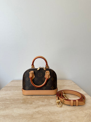 Louis Vuitton Nano Alma Monogram Canvas