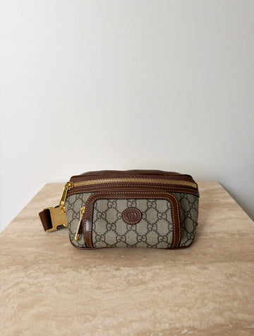 Gucci Interlocking Belt Bag GG Supreme Canvas