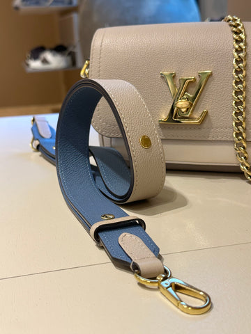 Louis Vuitton LockMe Tender Bag Greige
