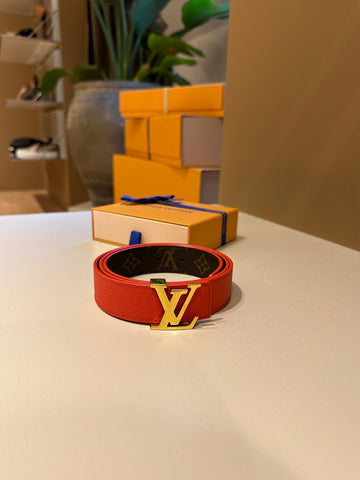 Louis Vuitton Initials 30mm Reversible Belt 85