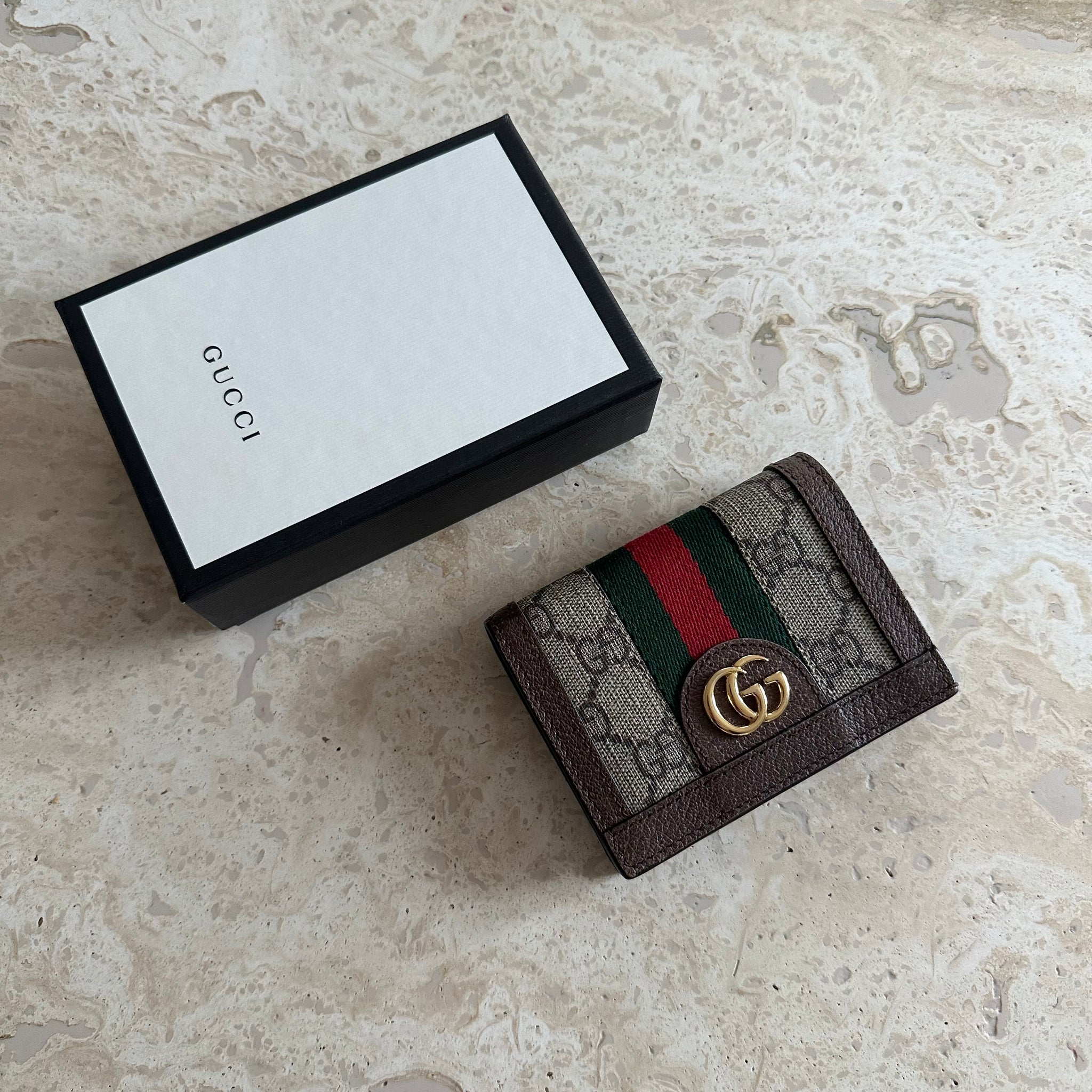 Gucci Ophidia GG card Case Wallet