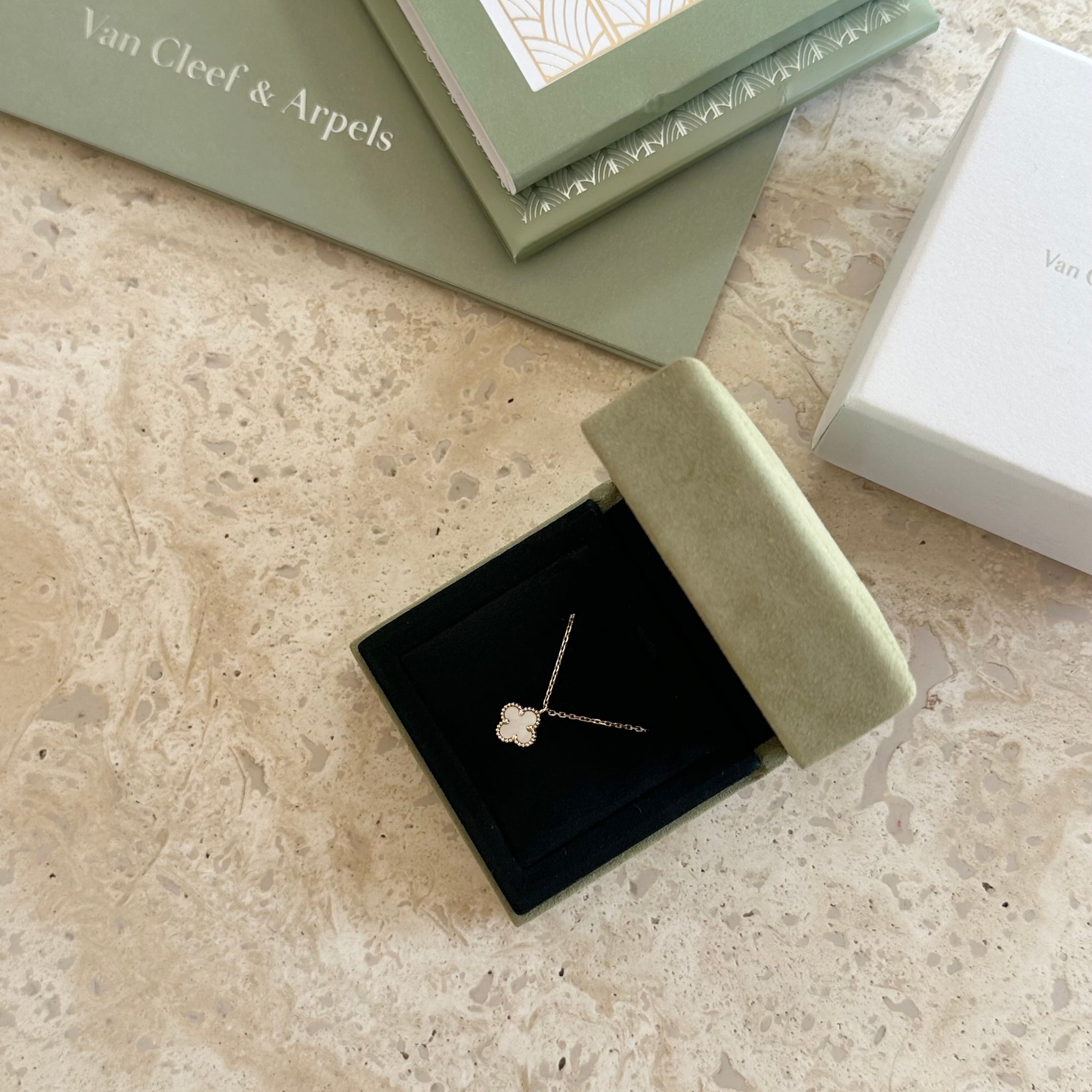 Van Cleef and Arpels Sweet Alhambra Mother of Pearl Necklace