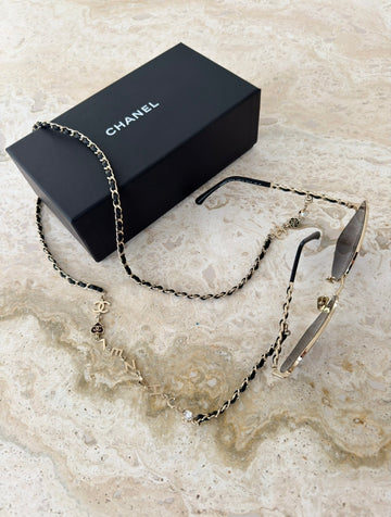 Chanel Butterfly Sunglasses with Chain