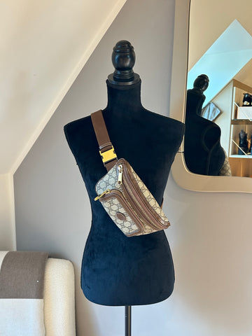 Gucci Interlocking Belt Bag GG Supreme Canvas