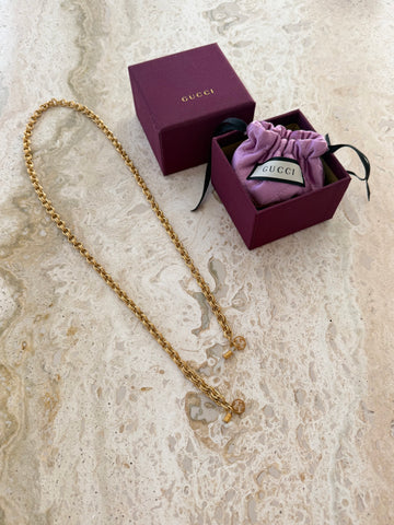Gucci Interlocking GG Glasses Chain GHW