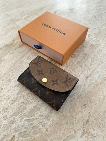 Louis Vuitton Rosalie Coin Purse Monogram Reverse Canvas