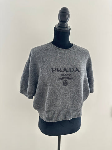 Prada Crew-neck Sweater Grey 40