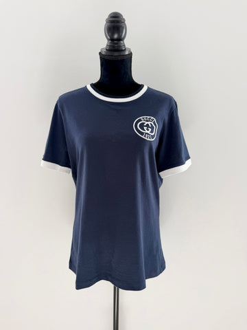Gucci Blue Cotton Jersey T-shirt with Embroidery M