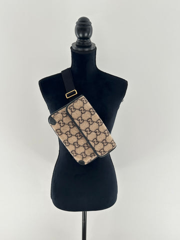 Gucci GG Wool Slim Belt Bag