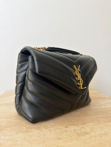 YSL Loulou Small Bag Black GHW