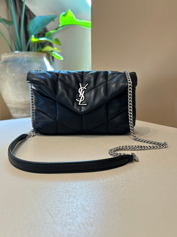 YSL Puffer Toy Bag Black SHW