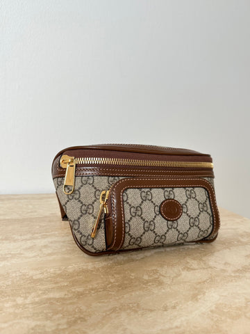 Gucci Interlocking Belt Bag GG Supreme Canvas