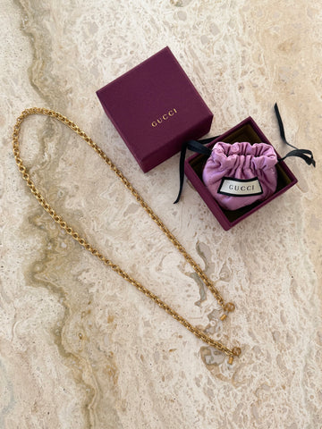 Gucci Interlocking GG Glasses Chain GHW