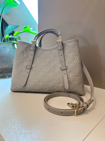 Louis Vuitton Babylone PM Tote Monogram Empreinte Leather Dune