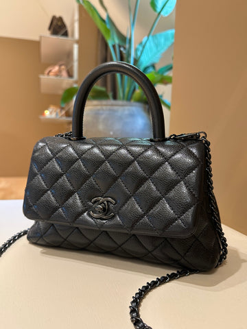 Chanel So Black Coco Handle Small BHW