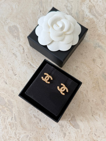 Chanel CC Boucles Small Gold