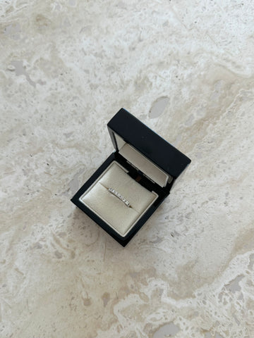 Alliancering 18 kt. Hvidguld 0,48 ct. Brillanter F VS