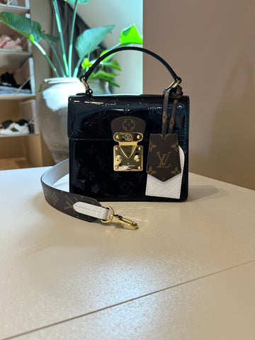 Louis Vuitton Spring Street Black Monogram Vernis Leather