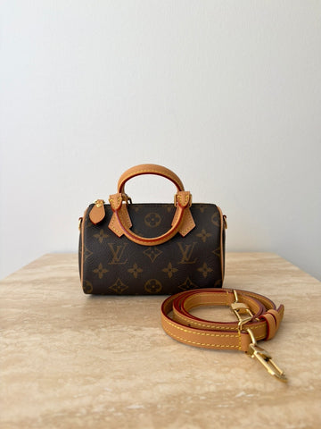 Louis Vuitton Speedy Nano Monogram Canvas