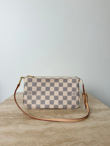 Louis Vuitton Pochette Accessories Damier Azur
