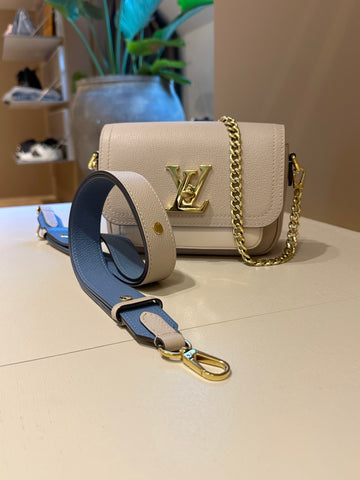 Louis Vuitton LockMe Tender Bag Greige